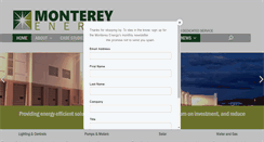 Desktop Screenshot of montereyenergy.com